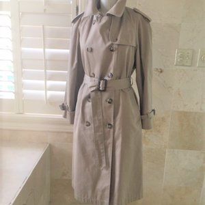 Camel Tan EVAN PICONE Trench Coat w/ Liner